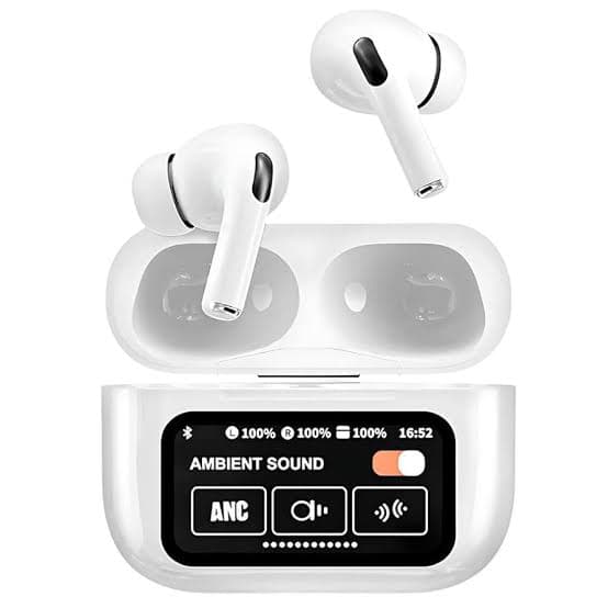 سمّاعات لاسلكية ENC/HiFi بشاشة عرض